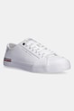 Tommy Hilfiger sneakers in pelle CORE CORPORATE VULC LEATHER bassa bianco FM0FM05399