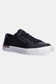 Шкіряні кросівки Tommy Hilfiger CORE CORPORATE VULC LEATHER низька темно-синій FM0FM05399