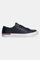 Шкіряні кросівки Tommy Hilfiger CORE CORPORATE VULC LEATHER FM0FM05399 темно-синій SS25