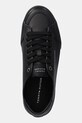 Шкіряні кросівки Tommy Hilfiger CORE CORPORATE VULC LEATHER чорний FM0FM05399