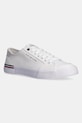 Tommy Hilfiger sneakersy CORE CORPORATE VULC CANVAS Planet friendly biały FM0FM05398