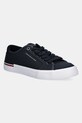 Tommy Hilfiger sneakersy CORE CORPORATE VULC CANVAS Planet friendly granatowy FM0FM05398