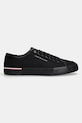Tommy Hilfiger sneakers CORE CORPORATE VULC CANVAS FM0FM05398 negru SS25