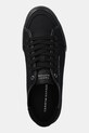 Sneakers boty Tommy Hilfiger CORE CORPORATE VULC CANVAS černá FM0FM05398