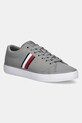 Tommy Hilfiger tenisówki TH HI VULC LOW CORE STRIPES MESH szary FM0FM05393