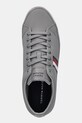 Tenisice Tommy Hilfiger TH HI VULC LOW CORE STRIPES MESH siva FM0FM05393
