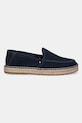 Semišové espadrilky Tommy Hilfiger HILFIGER FLEX ESPA SUEDE LOAFER FM0FM05392 námořnická modř SS25