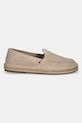 Εσπαντρίγιες σουέτ Tommy Hilfiger HILFIGER FLEX ESPA SUEDE LOAFER FM0FM05392 μπεζ SS25