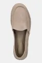 Tommy Hilfiger espadryle zamszowe HILFIGER FLEX ESPA SUEDE LOAFER beżowy FM0FM05392