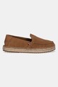 Semišové espadrilky Tommy Hilfiger HILFIGER FLEX ESPA SUEDE LOAFER FM0FM05392 hnedá SS25