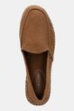 Semišové espadrilky Tommy Hilfiger HILFIGER FLEX ESPA SUEDE LOAFER hnedá FM0FM05392