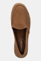 Semišové espadrilky Tommy Hilfiger HILFIGER FLEX ESPA SUEDE LOAFER hnědá FM0FM05392
