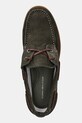 Замшевые мокасины Tommy Hilfiger TH BOAT SHOE CORE SUEDE зелёный FM0FM05387