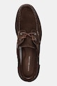 Tommy Hilfiger mocassini in camoscio TH BOAT SHOE CORE SUEDE marrone FM0FM05387