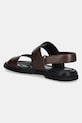 Cipők Tommy Hilfiger bőr szandál PREMIUM HILFIGER STRAPPY LH SAND FM0FM05356 barna