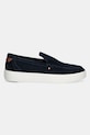 Semišové mokasíny Tommy Hilfiger MODERN LIGHT HYBRID SUEDE LOAFER FM0FM05354 námořnická modř SS25