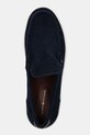 Замшеві мокасини Tommy Hilfiger MODERN LIGHT HYBRID SUEDE LOAFER темно-синій FM0FM05354