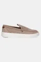 Замшеві мокасини Tommy Hilfiger MODERN LIGHT HYBRID SUEDE LOAFER FM0FM05354 коричневий SS25