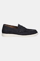 Μοκασίνια nubuck Tommy Hilfiger TOMMY HILFIGER NUBUCK P LOAFER FM0FM05350 σκούρο μπλε SS25
