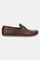 Кожаные мокасины Tommy Hilfiger CORPOARTE HILFIGER LTH DRIVER FM0FM04810 коричневый SS25