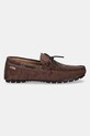 Barbour mocasini din piele intoarsa Courage MFO0796BR95 maro SS25