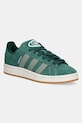 adidas Originals sneakers din piele intoarsă Campus 00s mic de statură verde JH8794
