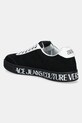 Обувь Замшевые кроссовки Versace Jeans Couture 78YA3SK6.ZPB02.899 чёрный