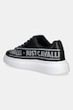 Încălțăminte Just Cavalli sneakers din piele 78QA3SBCZPA95899 negru