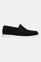 BOSS mokasyny zamszowe Sienne 50541738.001 czarny SS25