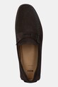 BOSS mocasini din piele întoarsă Noel maro 50541750.201