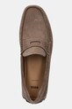Мокасини з нубуку BOSS Noel коричневий 50541750.260