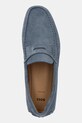 BOSS mocasini din piele întoarsă Noel albastru 50541750.460