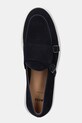 BOSS mocasini din piele intoarsa Sienne bleumarin 50541760.401