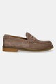 BOSS velúr mokaszin Kope 50541772.260 barna SS25