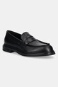 Кожаные мокасины Emporio Armani elegant чёрный X4A190.XR207.K001