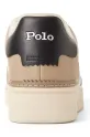 Shoes Polo Ralph Lauren leather sneakers Masters CRT 809960988001.101 beige