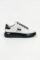 Кожаные кроссовки Karl Lagerfeld KAPRI KUSHION низкая белый KL52630N.010