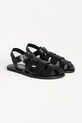 Шкіряні сандалі Karl Lagerfeld KASTOR III KL70223.000 чорний SS25