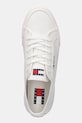 Πάνινα παπούτσια Tommy Jeans LACE UP CANVAS COLOR λευκό EM0EM01543