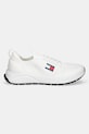 Tenisky Tommy Jeans RUNNER KNTITTED EM0EM01555 biela SS25