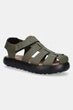 Кожаные сандалии Camper Pelotas Flota Sandal Planet friendly зелёный K100938.004