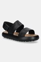 Kožené sandály Camper Pelotas Flota Sandal textilní černá K101030.001