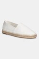 Espadrilky Calvin Klein ESPADRILLE CV LOGO Planet friendly bílá HM0HM01808