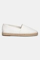 Calvin Klein espadrile ESPADRILLE CV LOGO HM0HM01808 alb SS25