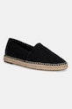 Εσπαντρίγιες Calvin Klein ESPADRILLE CV LOGO Planet friendly μαύρο HM0HM01808