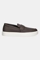 Calvin Klein mokasyny skórzane MOCCASIN LTH UNLINED HM0HM01813 brązowy SS25