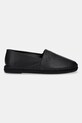Кожени еспадрили Calvin Klein ESPADRILLE LTH HM0HM01882 черен SS25