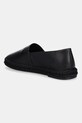 Обувки Кожени еспадрили Calvin Klein ESPADRILLE LTH HM0HM01882 черен