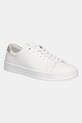 Calvin Klein sneakersy skórzane LOW TOP LACE UP NU niska biały HM0HM01758