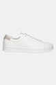 Calvin Klein sneakersy skórzane LOW TOP LACE UP NU HM0HM01758 biały SS25